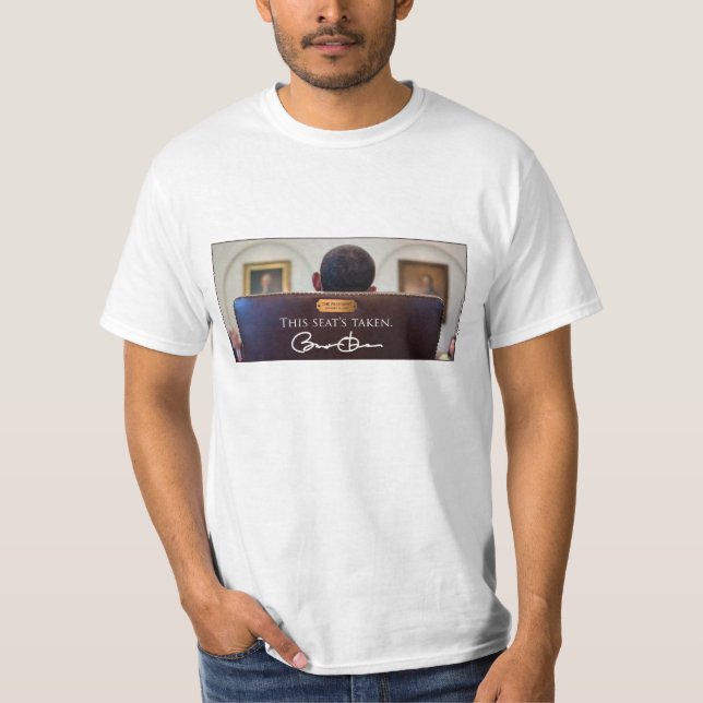 Obama: "Este Seat tomado" la camiseta 2012 de la (Anverso)