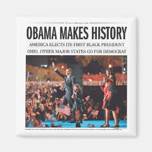 Obama hace el imán de la historia