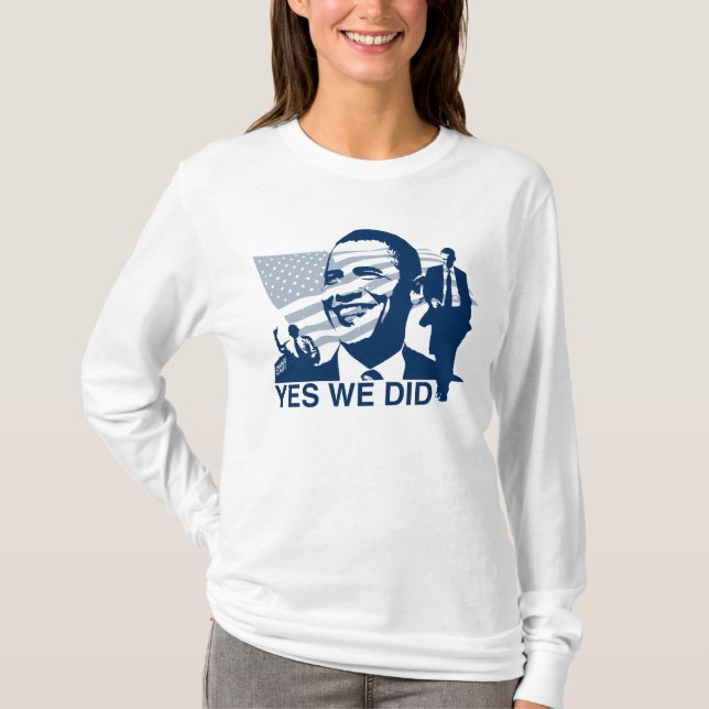 Obama hicimos sí la camiseta (Anverso)