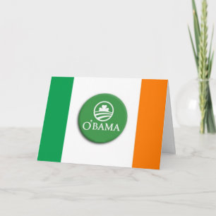 O'bama Irish - Tarjeta de saludo