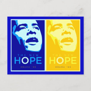 Obama - La nueva postal azul y oro de la esperanza