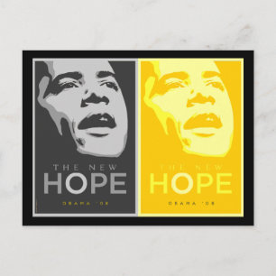 Obama - La nueva postal de esperanza negra y oro
