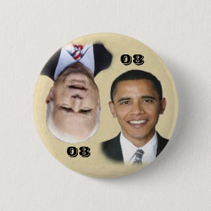 Obama/McCain 08/80 botón