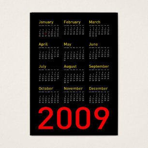 Obama Memorabilia - Calendario de bolsillo 2009