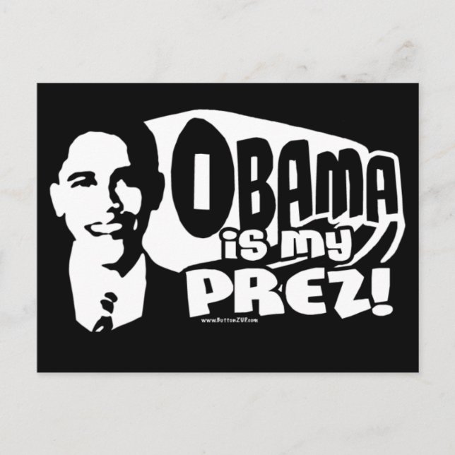 Obama Mis Tarjetas Post Prez (Anverso)