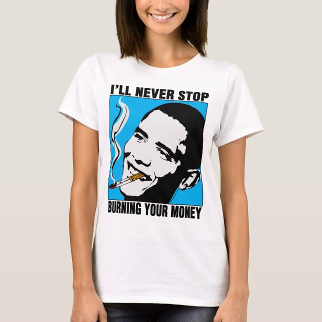 Obama: Nunca pararé la camiseta de la muñeca (Anverso)