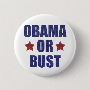 Obama o botón del busto