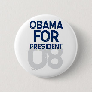 OBAMA para el presidente 08 - botón