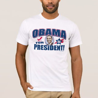 Obama para el presidente camisa 2008