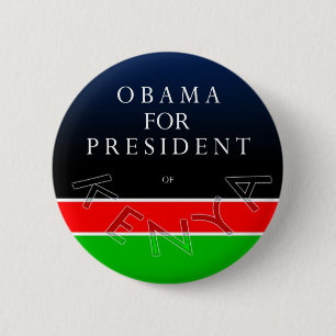 Obama para el presidente del botón de Kenia