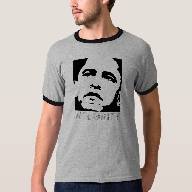 Obama para la camiseta de la integridad (Anverso)