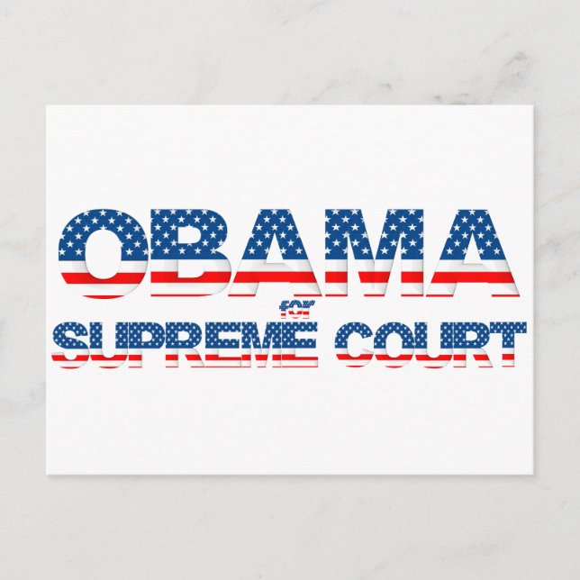 Obama para la postal de la Corte Suprema (Anverso)