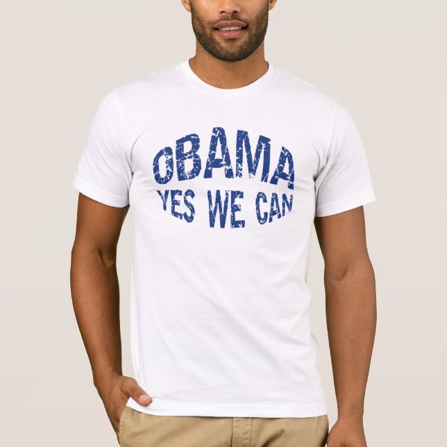 Obama podemos sí camiseta (Anverso)