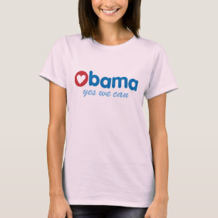 Obama podemos sí camiseta