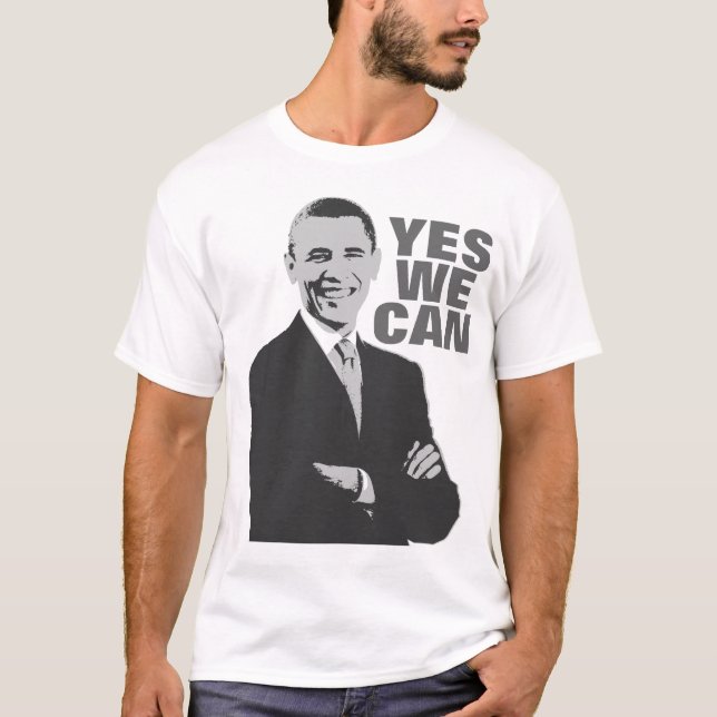 Obama podemos sí camiseta del | (Anverso)