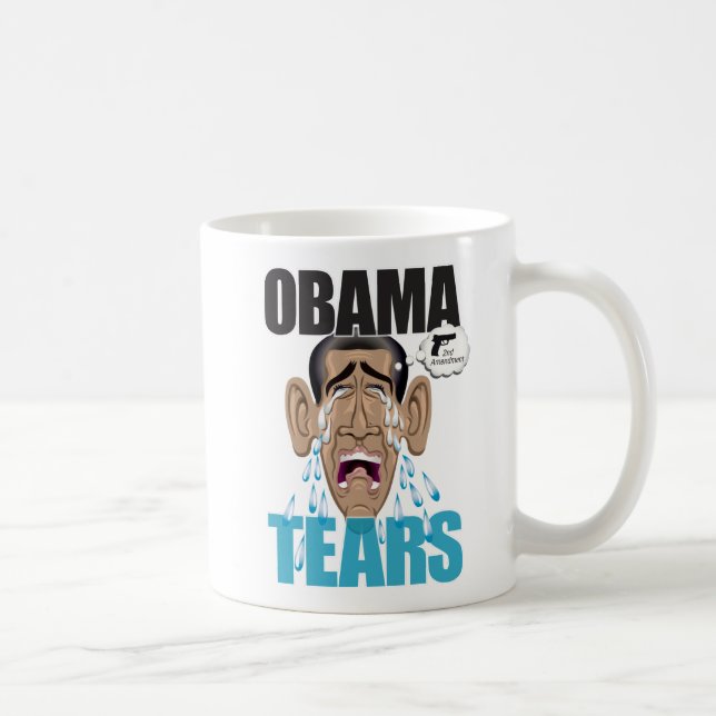 Obama rasga la taza de la obra clásica de 11 onzas (Derecha)