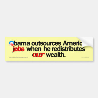 Obama redistribuye a la pegatina para el