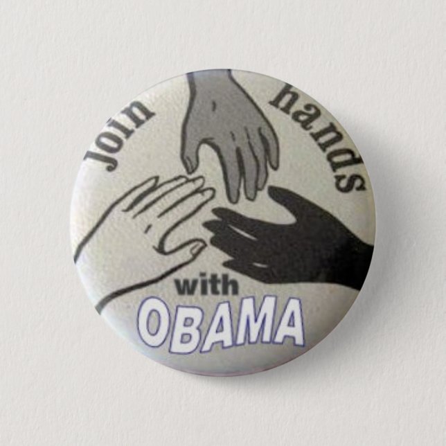Obama se une al botón de las manos (Anverso)