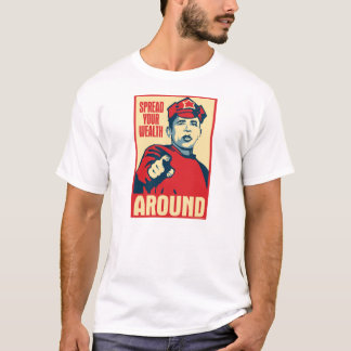 Obama - separe su riqueza alrededor: Camiseta de