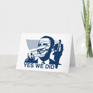 Obama Sí Hicimos Tarjeta De Saludo