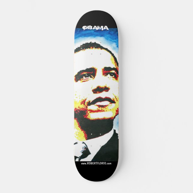 Obama Skateboard El hombre (Anverso)