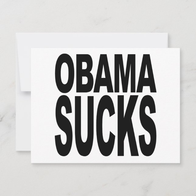 Obama Sucks (Anverso)