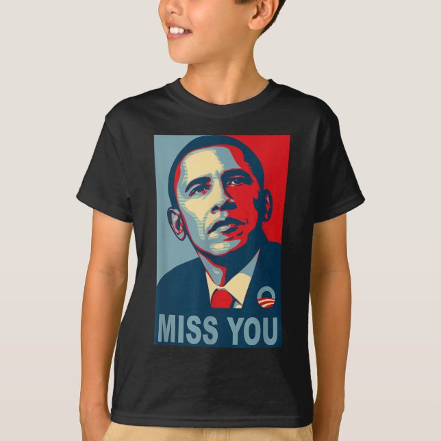 Obama te extraña la camiseta política (Anverso)