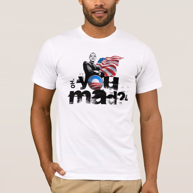¿Obama usted camisetas enojado? (Anverso)
