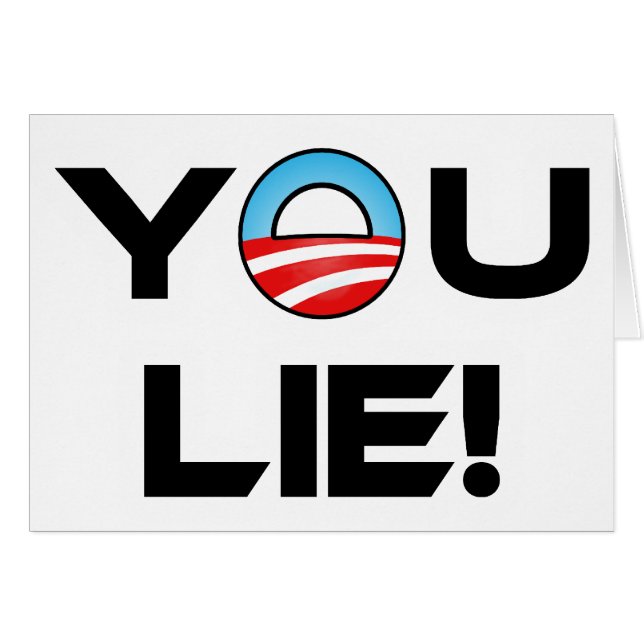 Obama You Lie (Anverso (Horizontal))