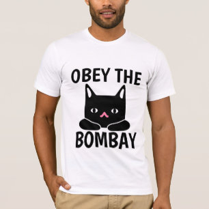 OBEDECER LAS CAMISETAS DE BOMBAY CAT