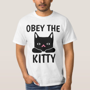OBEDECER LAS CAMISETAS DE KITTY CAT