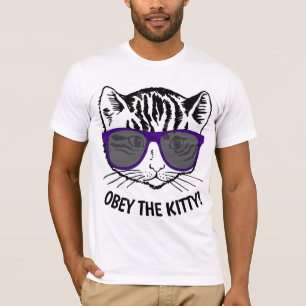 ¡OBEDEN A LA BICICLETA! Camisetas CAT divertidas