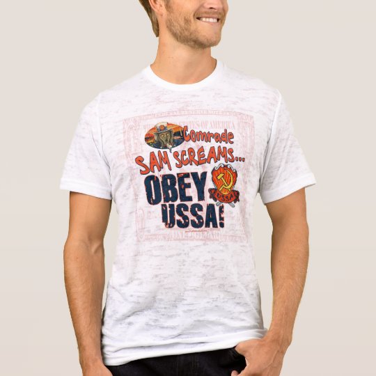 Obedezca el USSA la camisa del grito