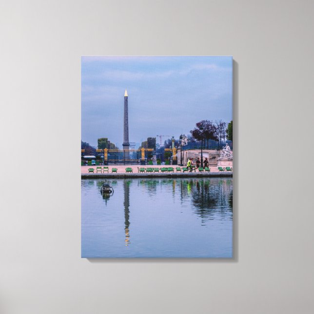 Obelisco de Luxor Arte de Pared de París (Anverso)
