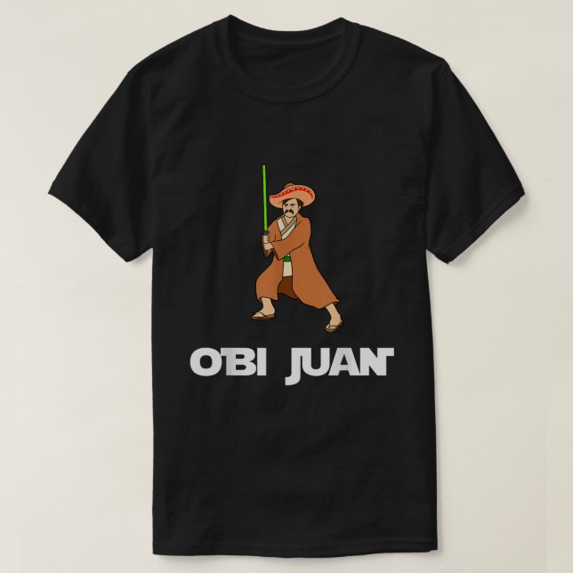 Obi Juan Parodia A La Camisa México Cinco De Mayo  (Diseño del anverso)