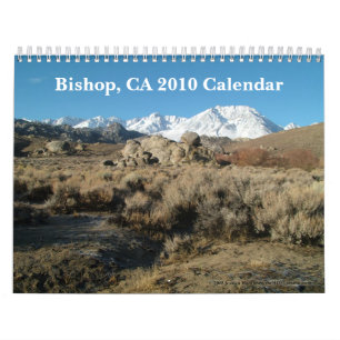 Obispo, calendario de CA 2010