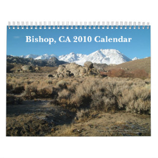 Obispo, calendario de CA 2010
