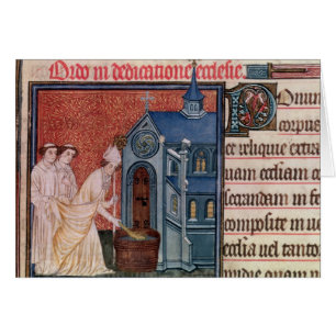 Obispo Consecrating una iglesia