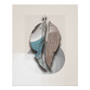 objet_8_otoño hojas_1 poster brillante