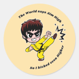 Objetivo Alto Pegatina