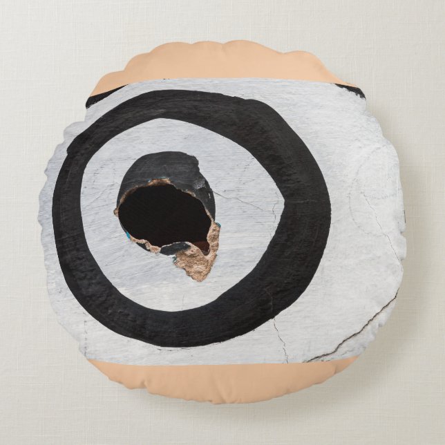 objetivo derrame la almohada redonda (Anverso)