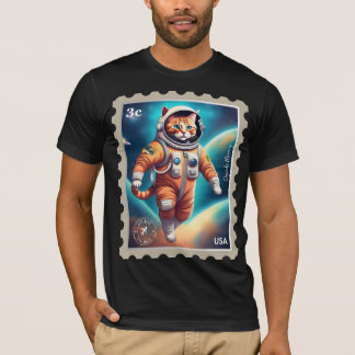 Objetivo para la camiseta del astronauta del gatit