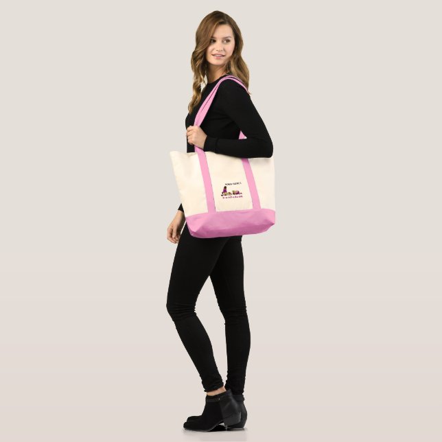 Objetivos de Yoga 🛍️ - Bolsa de Tote Inspiradora  (Anverso (modelo))