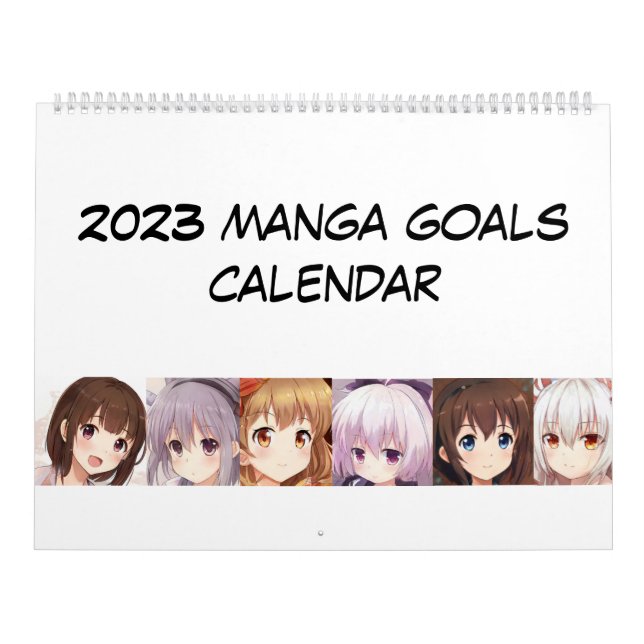 Objetivos del calendario de chicas de anime de man (Tapa)