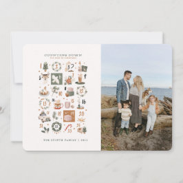 Objetos de vacaciones de tarjetas de fotos de cuen