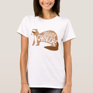 Obligue el canela del carnívoro/la camisa del
