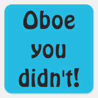 Oboe no hiciste Pegatinas