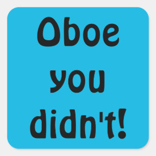 Oboe no hiciste Pegatinas