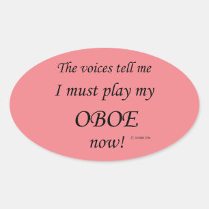 Oboe Voices dice que debe jugar al Pegatina Oval