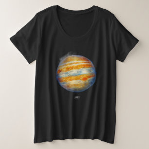 Obra artística del planeta Júpiter - Ilustracion e